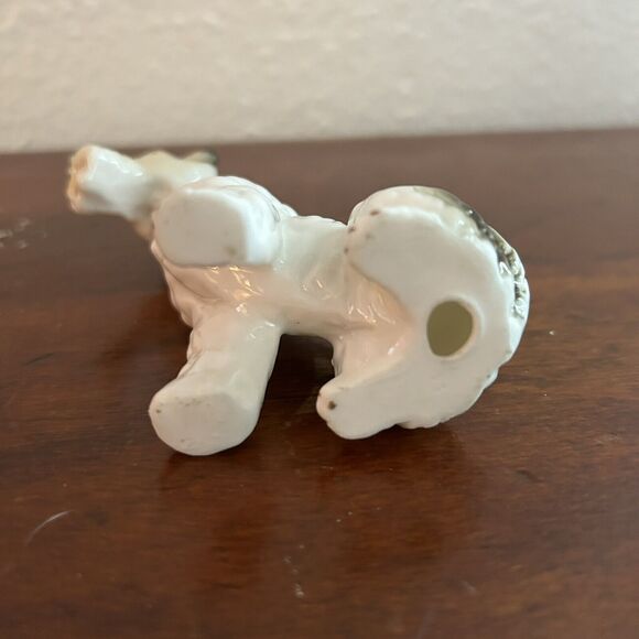 Vintage Porcelain Bone China Dog Figurine Airedale Wired Fox Terrier - Picture 7 of 7